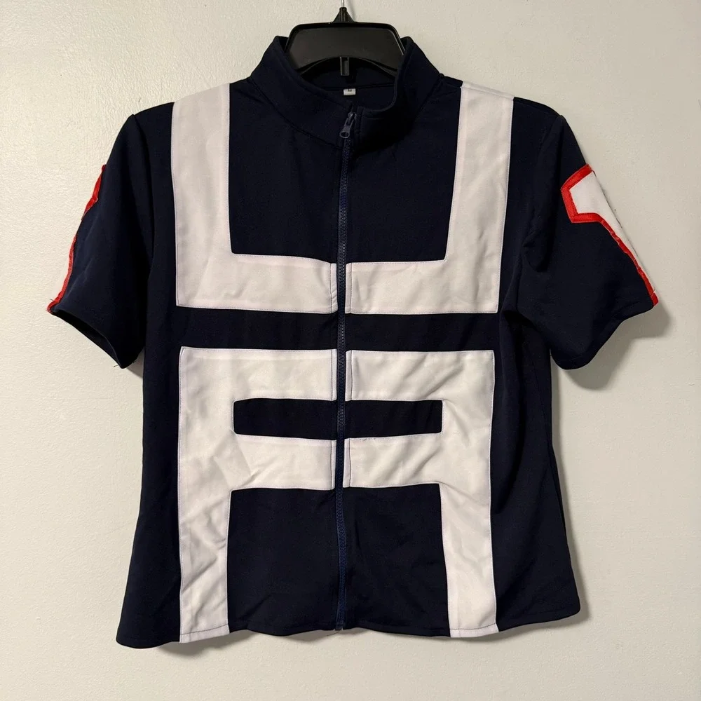 My Hero Academia UA High School Training Uniform Cosplay Set + Todoroki Wig 16